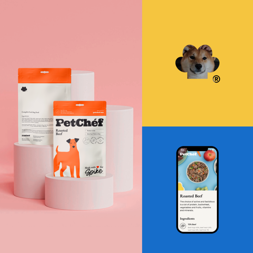 Petchef packaging designs
